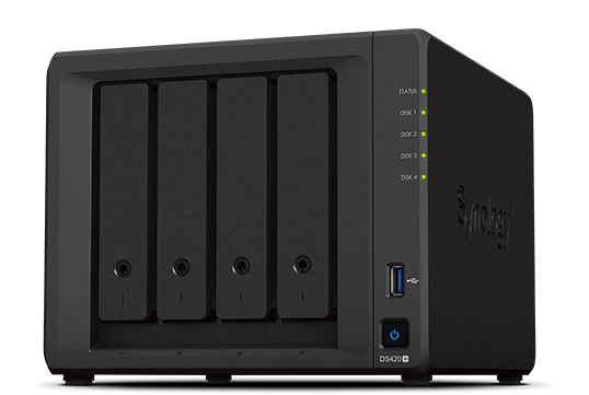 DiskStation DS420 plus NAS võrguketas failiserver backup varundamine server Synology Eesti Alarmtec
