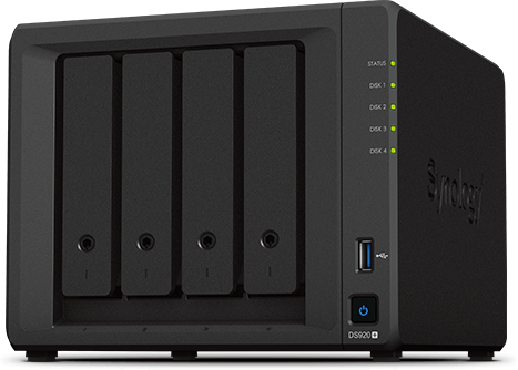 DiskStation DS920 plus NAS võrguketas failiserver backup varundamine server Synology Eesti Alarmtec