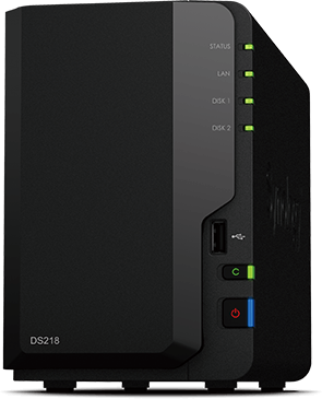 DiskStation DS218 NAS võrguketas failiserver backup varundamine server Synology Eesti Alarmtec
