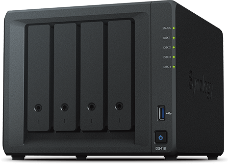 DiskStation DS418 NAS võrguketas failiserver backup varundamine server Synology Eesti Alarmtec